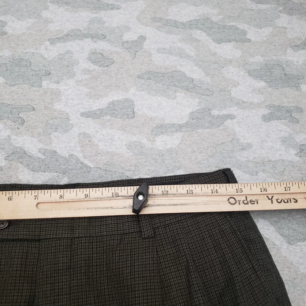 Vintage Austin Reed Pants Mens 30x28 Gray Pockets Silk Blend Straight Leg